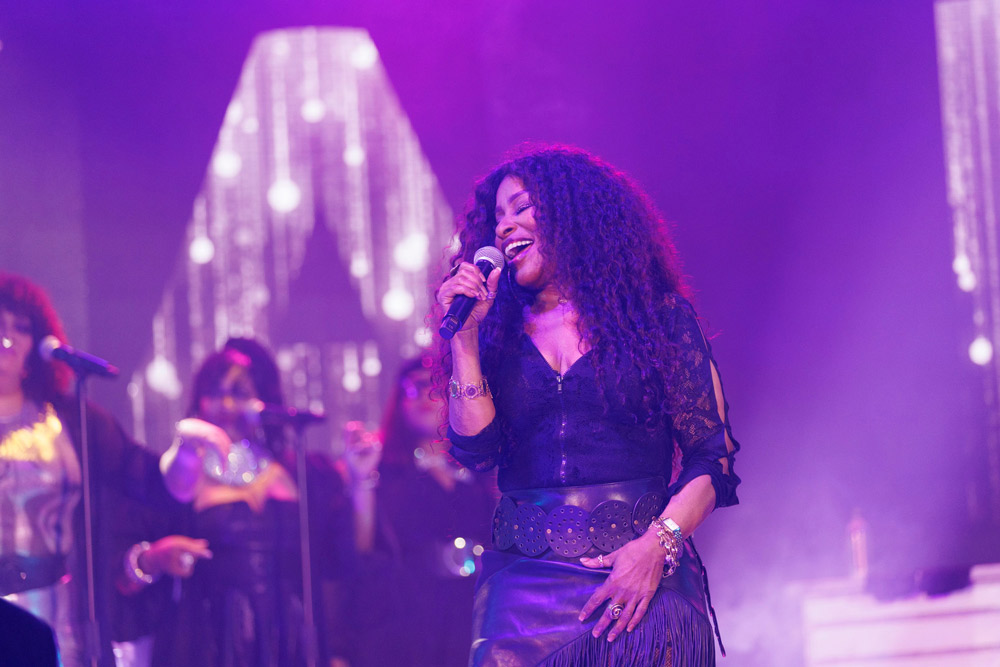 TWO x TWO featured a special performance by Chaka Khan